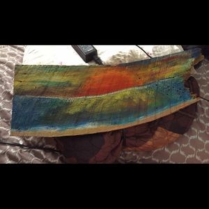 Barn wood painting of ocean view